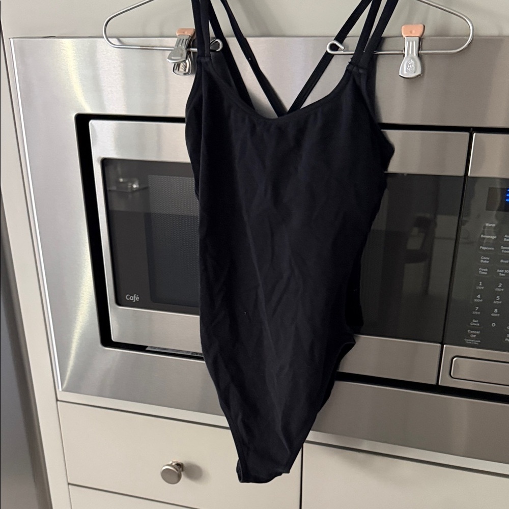 Black Strappy bodysuit
